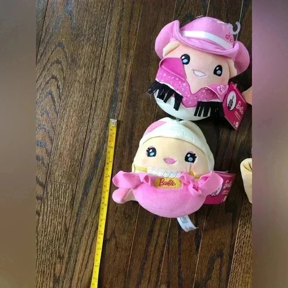 Barbie x Cuutopia 5” NWT 4-pack: Ken, Cowgirl/Vintage/Iconic Pink Barbies - Picture 7 of 7